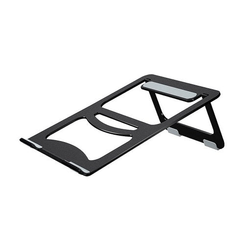 Aluminum Alloy Laptop Stand Desktop Folding Portable Silicone Non-slip Ergonomic Laptop Holder Cooling Bracket Silver