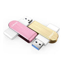 EAGET F50 Couple Lover Rotation USB 3.0 High Speed 32GB Metal Flash Pen Drives Memory Fashion Mini Waterproof