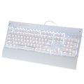 KKmoon Mechanical Professional Gaming Esport Keyboard with Tactile High-speed 104 Keys Suspended Anti-ghosting Blue Switch LED Backlit USB Wired