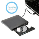 مشغل قارئ محرك أقراص USB 3.0 DVD RW CD قابل للنقل فائق النحافة لنظام التشغيل Linux Windows Mac OS