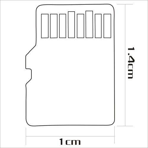 بطاقة ذاكرة فلاش كينغستون أصلية فئة 10 سعة 16 جيجابايت MicroSDHC TF وسرعة قصوى 48 ميجابايت/ثانية