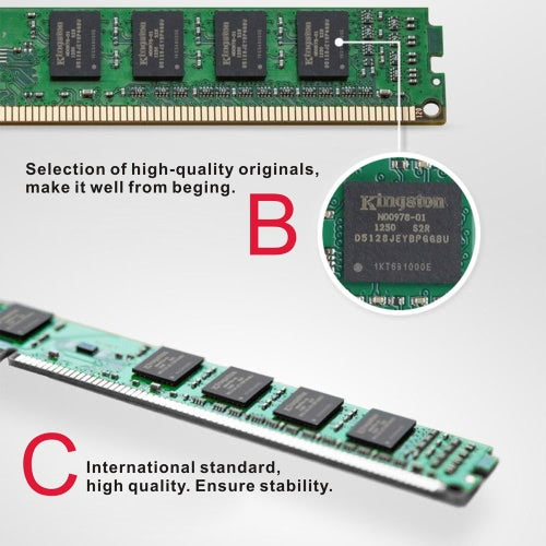 حقيقي الأصلي كينغستون KVR ذاكرة وصول عشوائي مكتبية 1600MHz 8G غير ECC DDR3 PC3-12800 CL11 240 Pin DIMM ذاكرة اللوحة الأم للكمبيوتر الشخصي