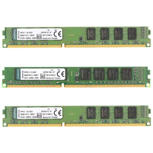 حقيقي الأصلي كينغستون KVR ذاكرة وصول عشوائي مكتبية 1600MHz 8G غير ECC DDR3 PC3-12800 CL11 240 Pin DIMM ذاكرة اللوحة الأم للكمبيوتر الشخصي