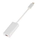 Aluminum USB 3.1 Type-C USB-C to Mini DisplayPort MDP Mini DP 1080p HDTV Hub Adapter Data Cable for New MacBook 12" Google Chromebook Pixel