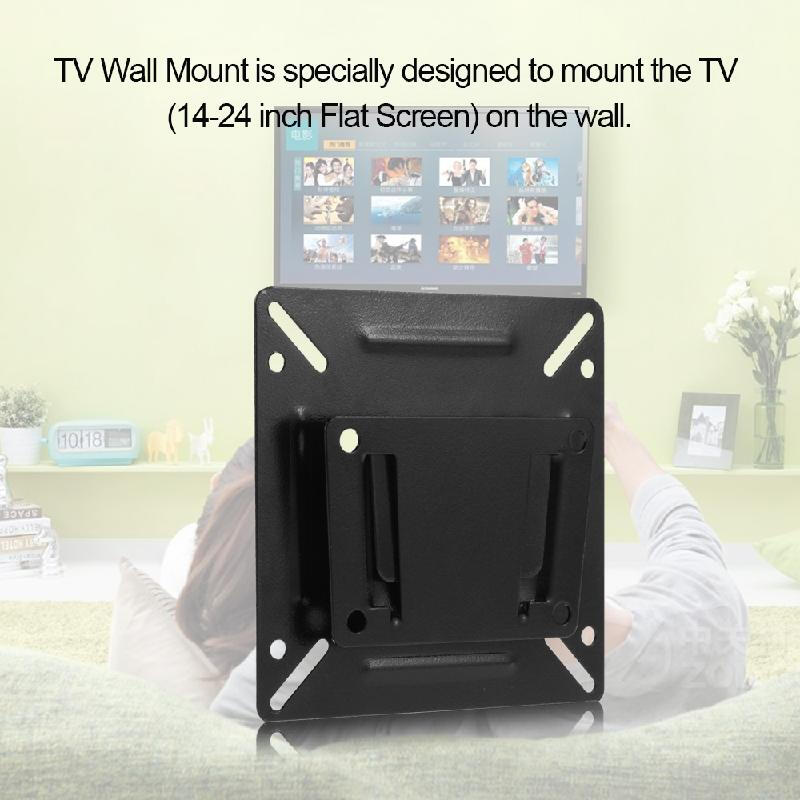 C2 TV Wall Mount Bracket For 14-24 Inch LED - Black