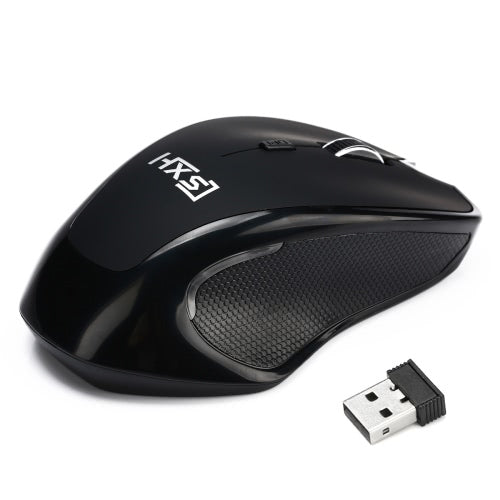 2.4GHz Wireless 2400DPI/CPI 6D Button Optical Mouse/Mice Adjustable USB Receiver for Mac PC Laptop Home Office