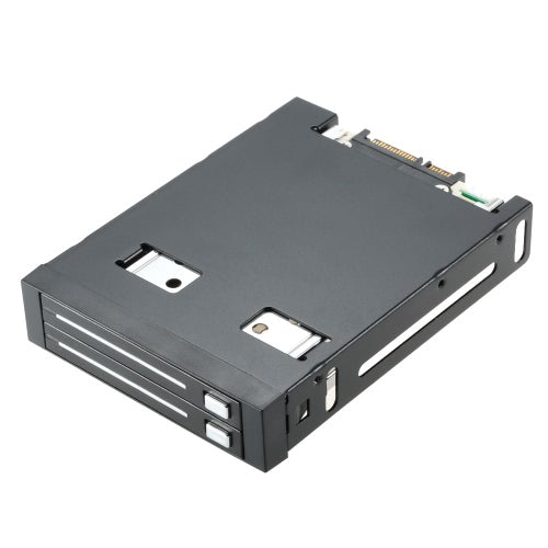 Dual Bay 2.5" Inch SATA III Hard Drive HDD & SSD Tray Caddy Internal Mobile Rack Enclosure Docking Station Hot Swap