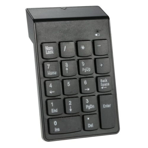 2.4G USB Numeric Keypad Wireless Number Pad 18 Keys Mini Digital Keyboard for iMac/MacBook/MacBook Air/Pro Laptop PC Notebook Desktop