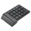 2.4G USB Numeric Keypad Wireless Number Pad 18 Keys Mini Digital Keyboard for iMac/MacBook/MacBook Air/Pro Laptop PC Notebook Desktop