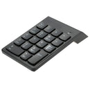 2.4G USB Numeric Keypad Wireless Number Pad 18 Keys Mini Digital Keyboard for iMac/MacBook/MacBook Air/Pro Laptop PC Notebook Desktop