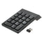 2.4G USB Numeric Keypad Wireless Number Pad 18 Keys Mini Digital Keyboard for iMac/MacBook/MacBook Air/Pro Laptop PC Notebook Desktop