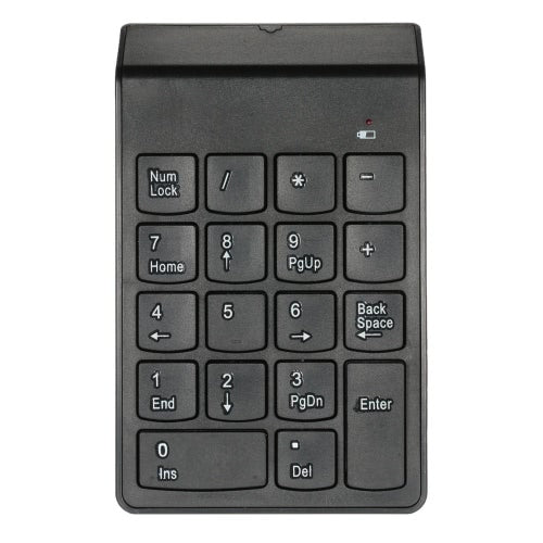 2.4G USB Numeric Keypad Wireless Number Pad 18 Keys Mini Digital Keyboard for iMac/MacBook/MacBook Air/Pro Laptop PC Notebook Desktop