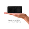 Rii RT504 2.4G Wireless Handheld Remote Mini Ultra Slim Thin Multifunction Multimedia Backlit Keyboard with Touchpad Trackpad Mouse Combo for Mac Desktop Laptop PC Andriod TV Box