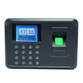 Intelligent Biometric Fingerprint Password Attendance Machine Employee Checking-in Recorder 2.4 inch TFT LCD Screen DC 5V Time Attendance Clock