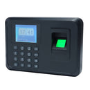 Intelligent Biometric Fingerprint Password Attendance Machine Employee Checking-in Recorder 2.4 inch TFT LCD Screen DC 5V Time Attendance Clock