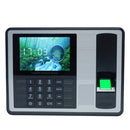 Biometric Fingerprint Password Attendance Machine Employee Checking-in Recorder 4 inch TFT LCD Screen DC 5V Time Attendance Clock