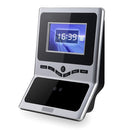 Face & Password Attendance Machine Employee Checking-in Payroll Recorder TCP/IP 4.3 inch HVGA Screen DC 12V Facial Recognition Time Attendance Clock