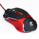 Ergonomic Optical Professional Esport Gaming Mouse Mice Adjustable 3200 DPI Breathing LED Light 6 Buttons USB Wired for Mac Laptop PC Computer