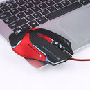 Ergonomic Optical Professional Esport Gaming Mouse Mice Adjustable 3200 DPI Breathing LED Light 6 Buttons USB Wired for Mac Laptop PC Computer