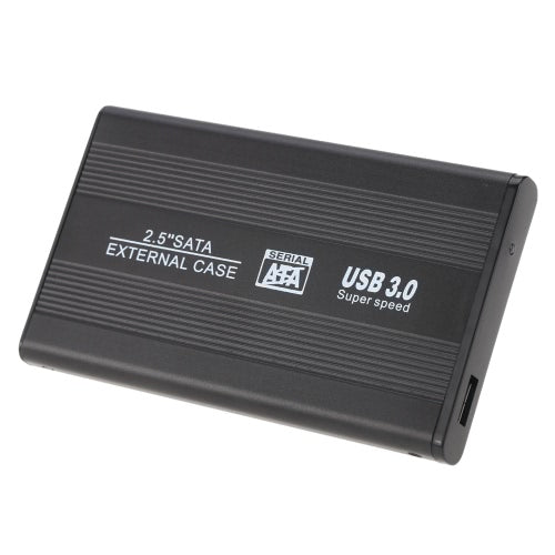 محمول فائق السرعة USB 3.0 HDD SSD SATA خارجي من الألومنيوم 2.5 بوصة صندوق القرص الصلب علبة تصل إلى 1 تيرا بايت