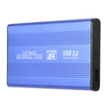 Portable Superspeed USB 3.0 HDD SSD SATA External Aluminum 2.5" Hard Drive Disk Box Enclosure Case up to 1TB