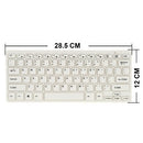 2.4G Ultra Slim Portable Wireless Keyboard and Mouse Combo with Keyboard Protective Film for Windows 7/8/XP/Vista/Desktop/ PC