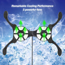 Mini Portable Folding Foldable USB Dual Fan Cooler Cooling Pad for PC Laptop Notebook 7"~15"