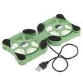 Mini Portable Folding Foldable USB Dual Fan Cooler Cooling Pad for PC Laptop Notebook 7"~15"