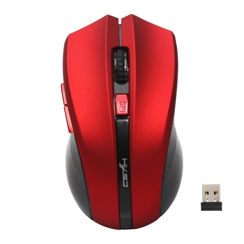 HXSJ Ergonomic Optical Office 2.4G Wireless Gaming Mouse Mice Adjustable 2400 DPI with 6 Buttons for Mac Laptop PC Notebook Computer