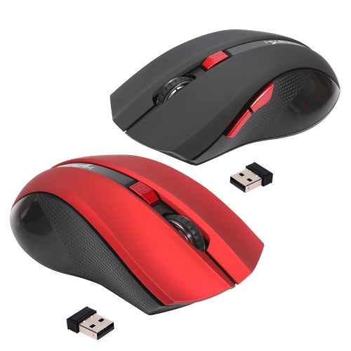 HXSJ Ergonomic Optical Office 2.4G Wireless Gaming Mouse Mice Adjustable 2400 DPI with 6 Buttons for Mac Laptop PC Notebook Computer