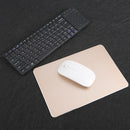 Aluminum Alloy Surface Micro Sand Blasting Gaming Mouse Pad Non-slip Base Dual Sides Available Game Office Mice Mat