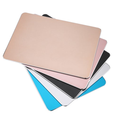 Dual Sides Available Aluminum Alloy Surface Micro Sand Blasting Gaming Mouse Pad Non-slip Base Game Office Mice Mat