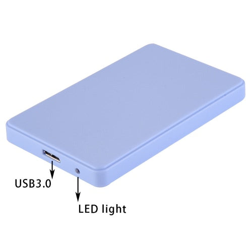 حافظة قرص صلب فائق النحافة عالية السرعة 5 جيجابت في الثانية USB 3.0 SATA حافظة خارجية للقرص الصلب خالية من الأدوات مع كابل USB لـ 3 تيرابايت 2.5 بوصة SATA SATAII SATAIII SSD