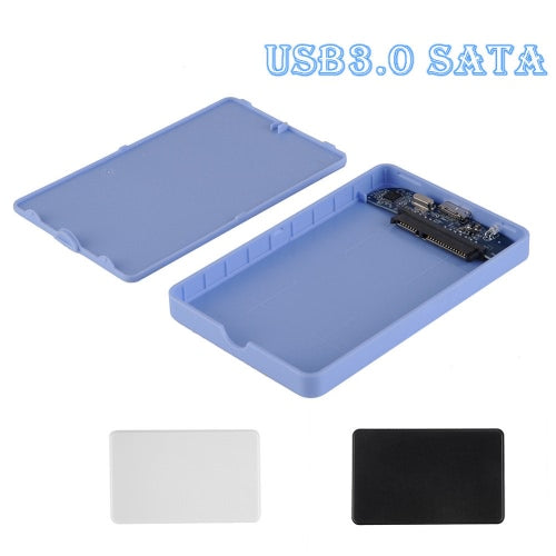 Super Slim High Speed 5Gbps USB 3.0 SATA Hard-disk External Enclosure Case Hard Disk Drive Box Tool-free with USB Cable for 3TB 2.5" SATA SATAII SATAIII SSD