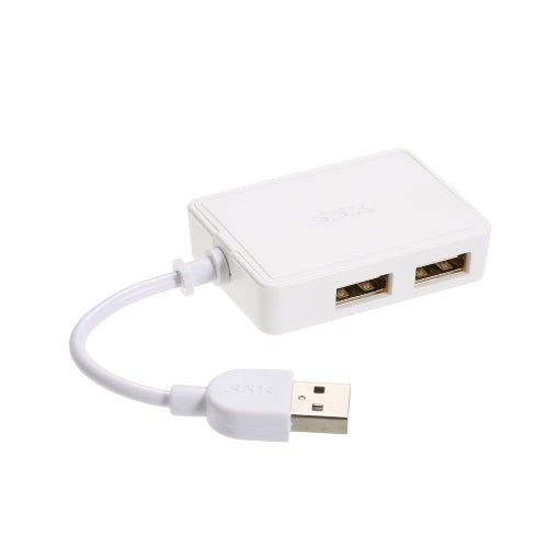 SSK USB 2.0 محول محور الشحن والنقل فائق السرعة مع 4 منافذ USB ممتدة للكمبيوتر المحمول SHU200