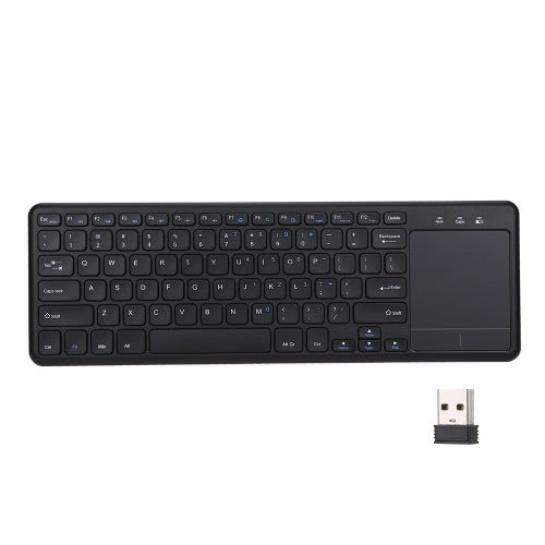 2.4G Wireless Touchpad Keyboard Multi-touch Ultra-slim with USB Receiver for Android Smart TV Computers Ladtops Desktops