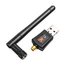 USB WiFi Adapter 600Mbps Dual Band Wireless Network Adapter Dongle 2.4GHz / 5.0GHz Ethernet 802.11AC w/ Antenna for Laptop Desktop Tablet PC Smart Phone