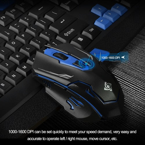 DSFY 2.4GHz Wireless Gaming Keyboard Mouse Combo