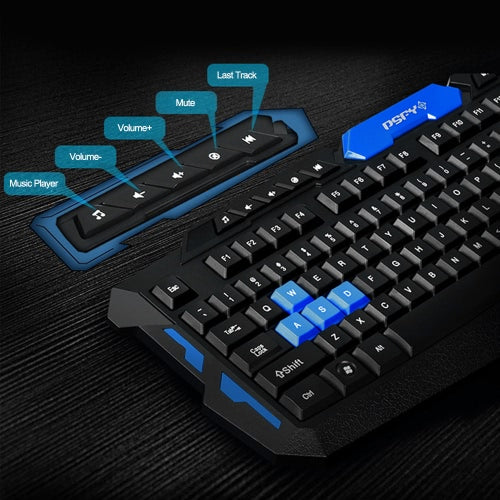 DSFY 2.4GHz Wireless Gaming Keyboard Mouse Combo