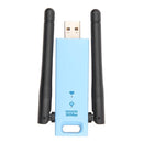 WD-R603U 300Mbps Wireless Range Extender USB WiFi Repeater Signal Booster Amplifier Dual Antennas Blue with Black