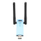 WD-R603U 300Mbps Wireless Range Extender USB WiFi Repeater Signal Booster Amplifier Dual Antennas Blue with Black