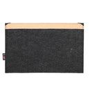 BUBM Laptop Bag for 15.4 Inches Macbook Pro Notebook Carrying Case Wool Felt Computer Cover Black