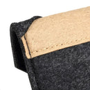 BUBM Laptop Bag for 15.4 Inches Macbook Pro Notebook Carrying Case Wool Felt Computer Cover Black