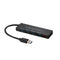 5 Ports Super Speed Mini Portable USB 3.0 Hub 5Gbps Transfer Speed With Dedicated Charging Port 2.4A Port (Black)