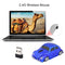 2.4G Wireless Car Mouse USB Computer Mice Car Shape 1000 DPI with LED Light Receiver for PC Laptop Red