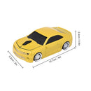 2.4G Wireless Car Mouse USB Computer Mice Car Shape 1000 DPI with LED Light Receiver for PC Laptop Black