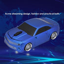 2.4G Wireless Car Mouse USB Computer Mice Car Shape 1000 DPI with LED Light Receiver for PC Laptop Black