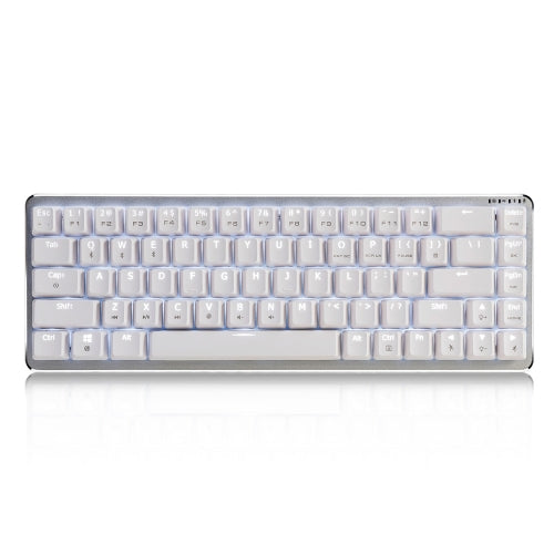 New Ajazz Zinic 68 Keys Mechanical Keyboard All Metal Body Switches Black / Blue / Brown / Red Axis Dual-mode BT Version With White Backlight