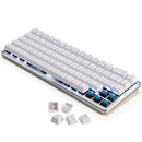 New Ajazz Zinic 68 Keys Mechanical Keyboard All Metal Body Switches Black / Blue / Brown / Red Axis Dual-mode BT Version With White Backlight