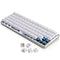 New Ajazz Zinic 68 Keys Mechanical Keyboard All Metal Body Switches Black / Blue / Brown / Red Axis Dual-mode BT Version With White Backlight